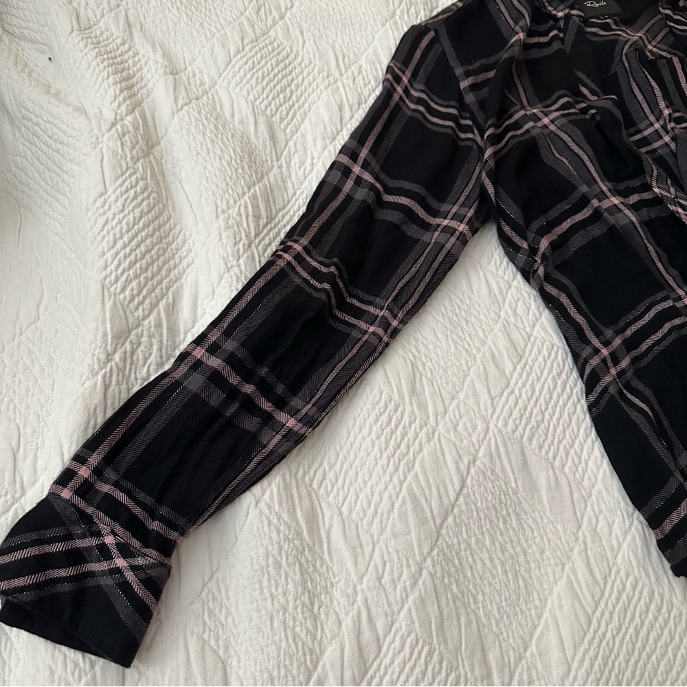 Rails Hunter Plaid Button-Front Shirt - image 6